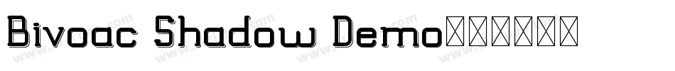 Bivoac Shadow Demo字体转换